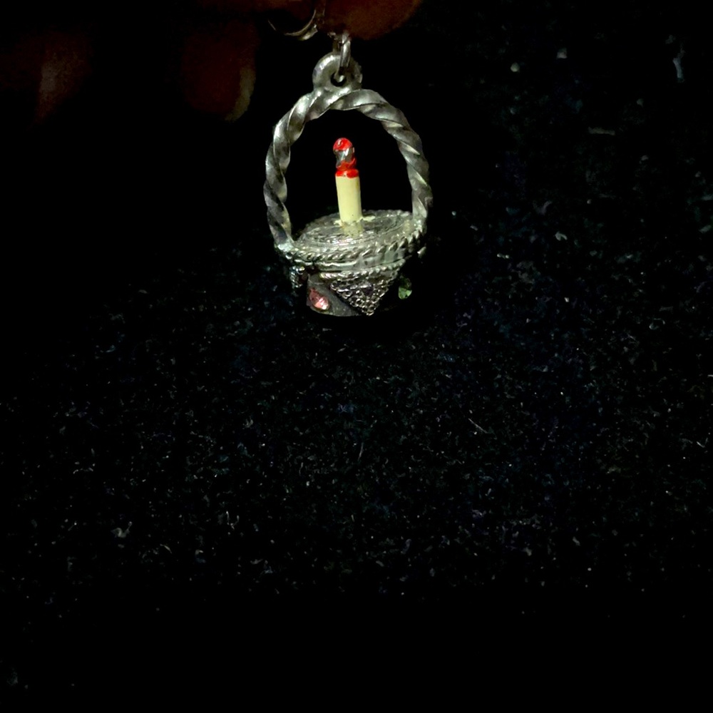 Vintage candelabra charm